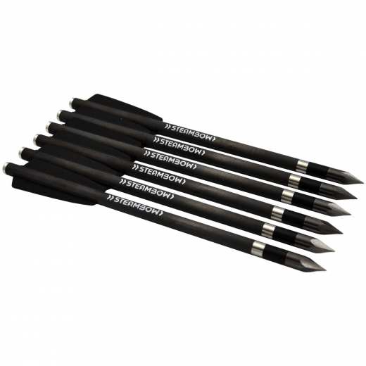 AR-Series – schwere 14,8g Carbon-Bodkinpfeile – Set aus 6 Stk.