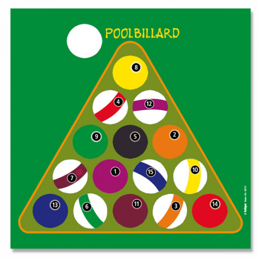 Zielscheibenspassauflagen Poolbillard