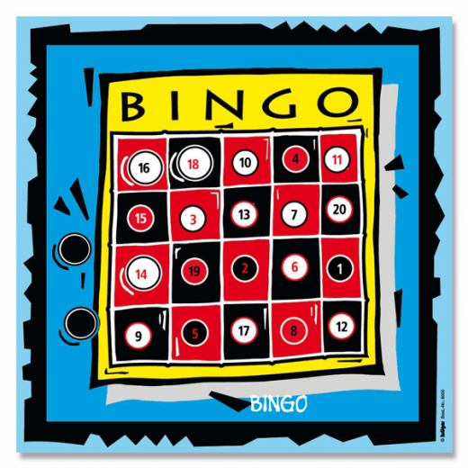 Zielscheibenspassauflagen Bingo