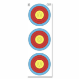 Zielscheibenauflage - Dreifach Auflage 40 cm, Ziele 3x Ø 20 cm