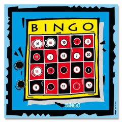 Zielscheibenspassauflagen Bingo