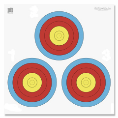25x Zielscheibenauflage - Triangel Auflage 40 cm „LAS VEGAS“